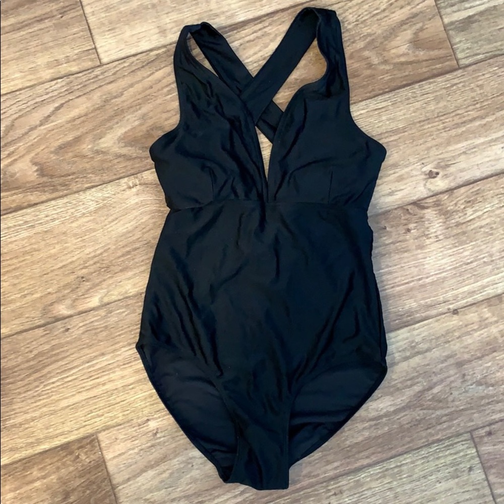 Albion Fit Black Onepiece Suit